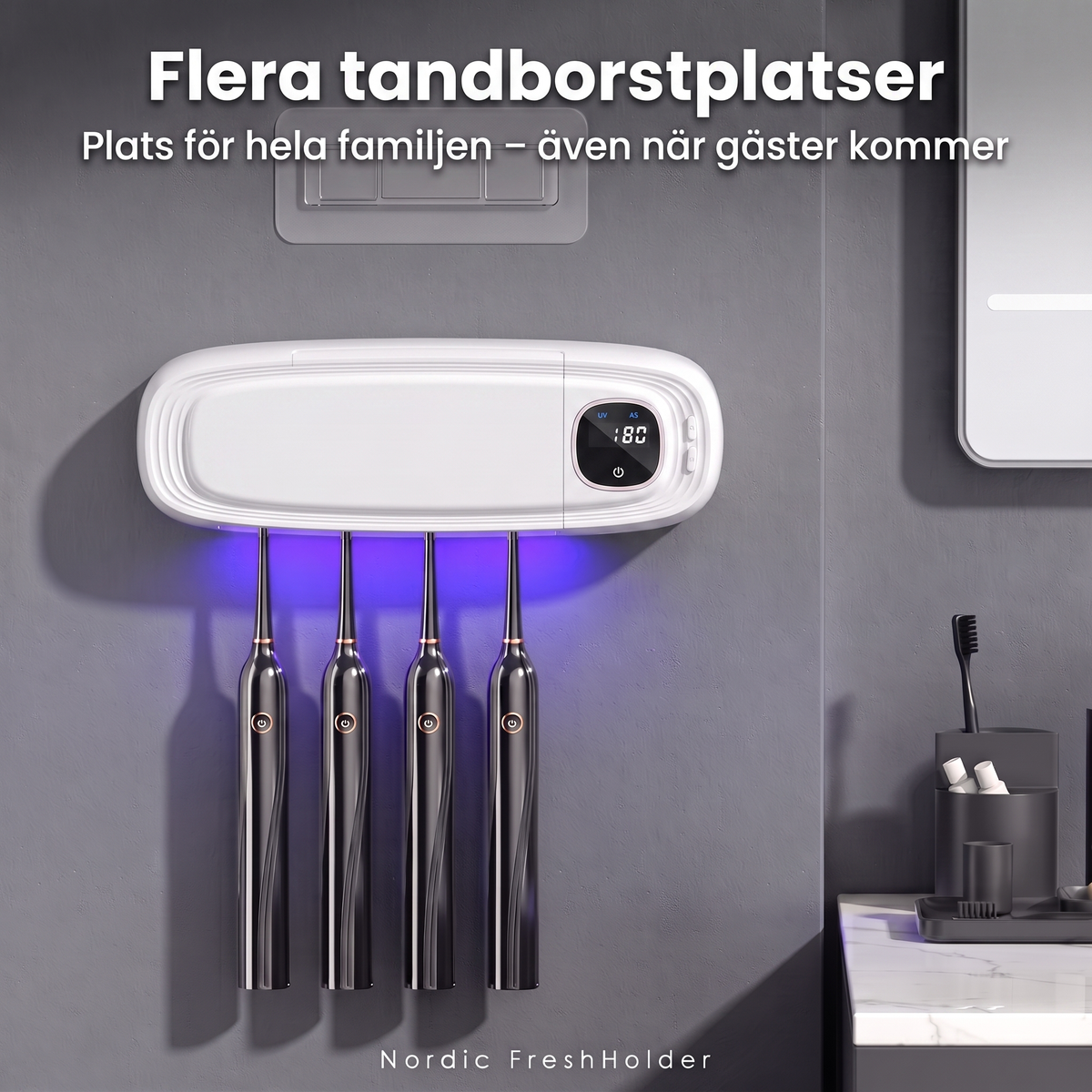 Nordic FreshHolder – håll tandborstarna fräscha och hygieniska 🦷✨